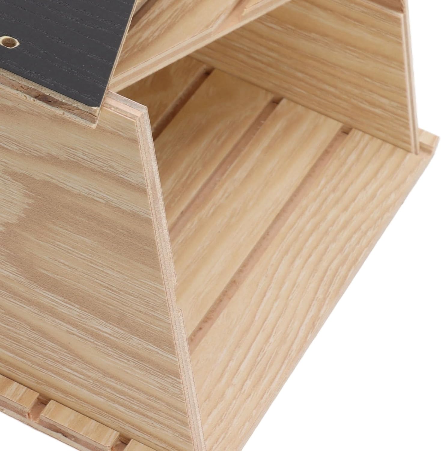 TOPINCN Bat House Bat Box Double Chamber Outdoor House Nursery Bat Shelter Habitatbig Bat Box Handcrafted Box Shelter for Outdoor Garden Patio Yard