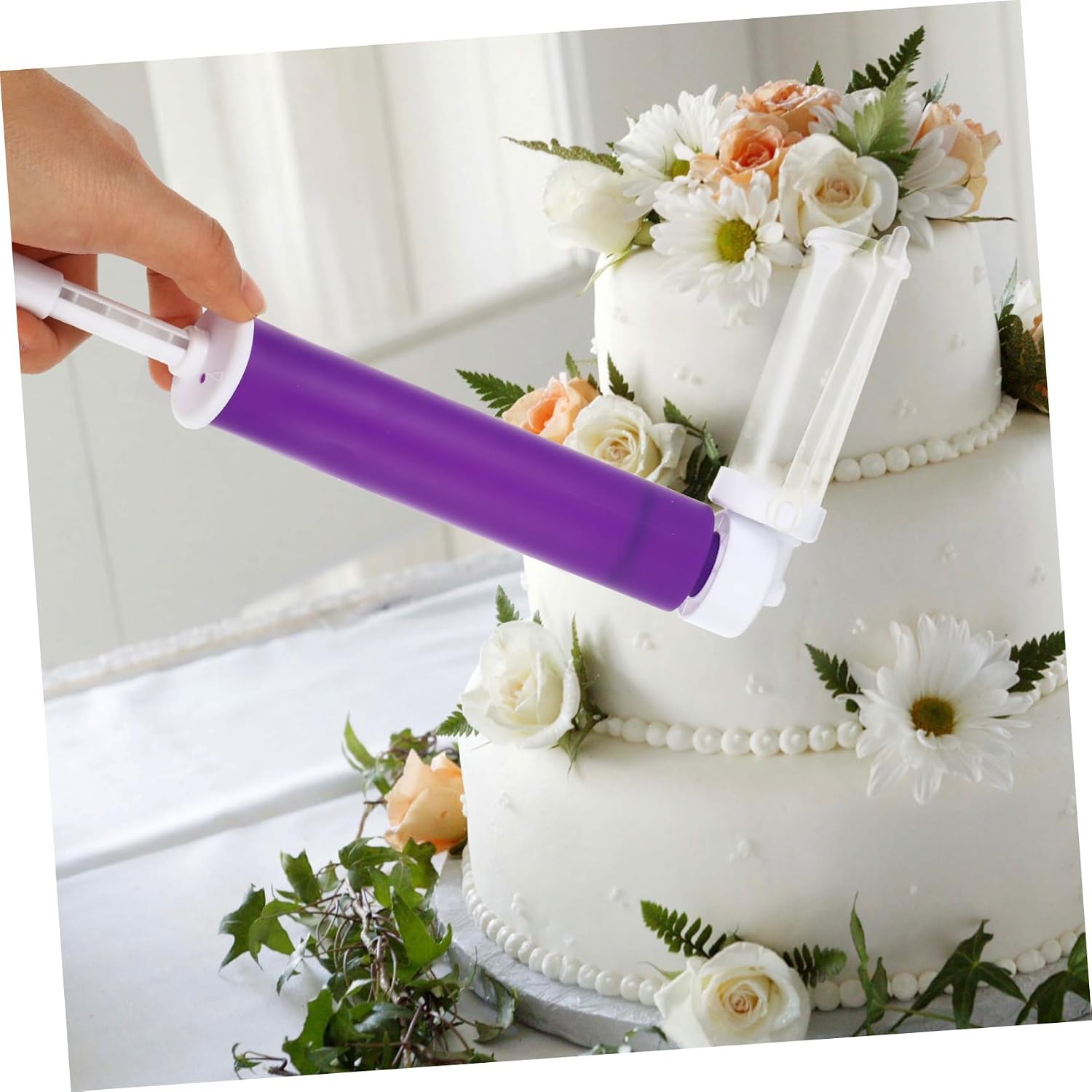 1set Cake Paint Sprayer Manual Airbrush Tool for Easy Cake Decorating Lightweight Pastry Dusting Spray Tube and Desserts