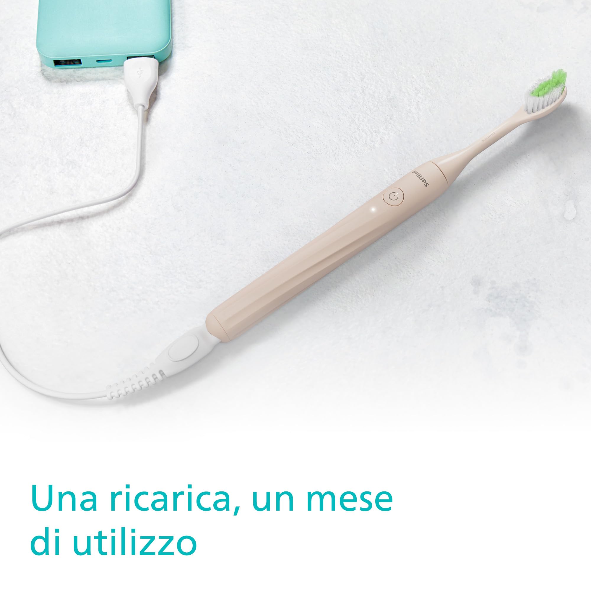 Spazzolino ricaricabile Philips One - Spazzolino elettrico glitterato modello HY1200/25, Philips One, Luccichio