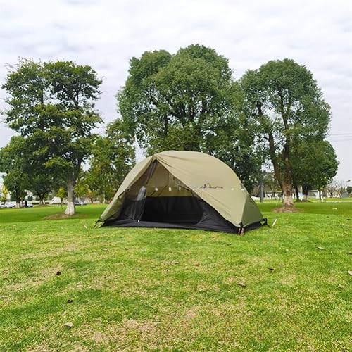 Miniatura 4 de Winter Waterproof Tent for One Person, One Man Tent Single Ultralight Tents, Lightweight Camping Gear for Backpacking, Aluminum Alloy Poles