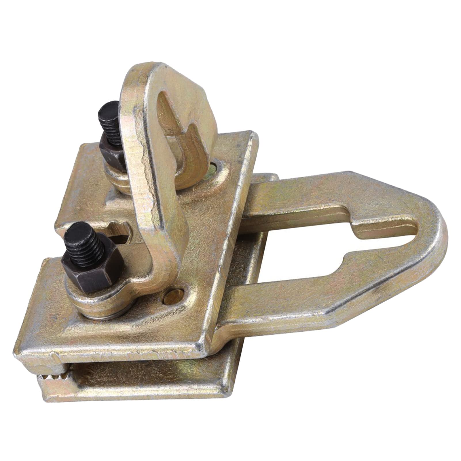 Abrazadera de 5 toneladas, Abrazadera Profesional para reparación de carrocerías o extracción y enderezamiento de abolladuras de precisión, Extractor Trasero de Acero Dorado