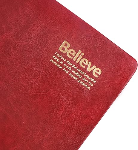 Miniatura 5 de Lemical Cuaderno de cuero grueso de 720 páginas, diario de escritura, cuaderno grueso de 360 hojas de papel rayado, diario de viaje, regalo ideal