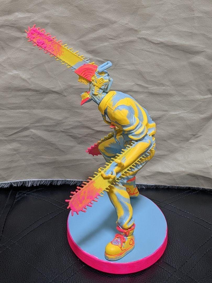 チェンソーマン　リペイント　フィギュア　デンジ Amazon | チェンソーマン デンジ サイバーパンクカラー リペイント