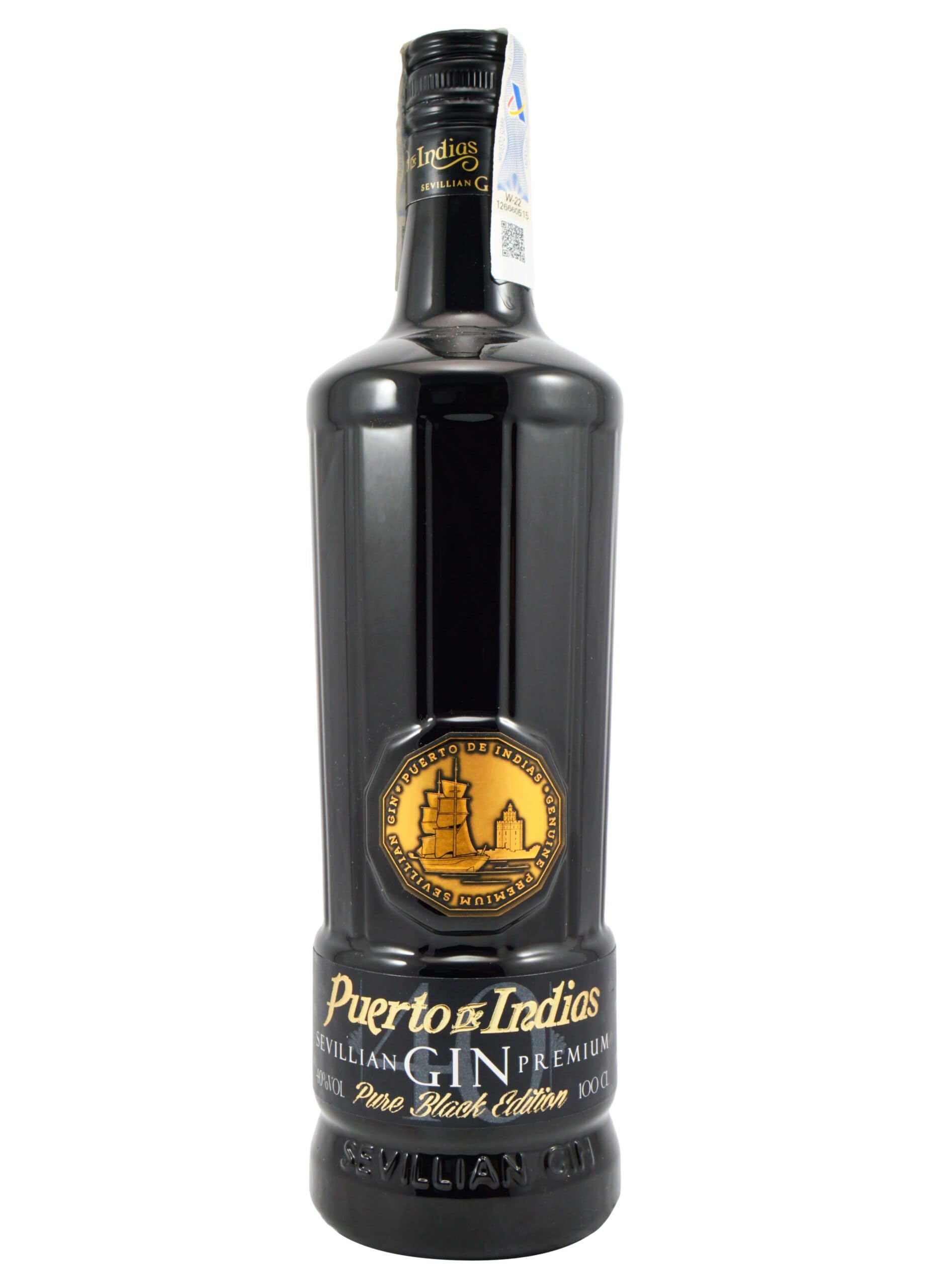 Puerto De Indias Seca Pure Black Edition Gin 1,0L (40% Vol.)
