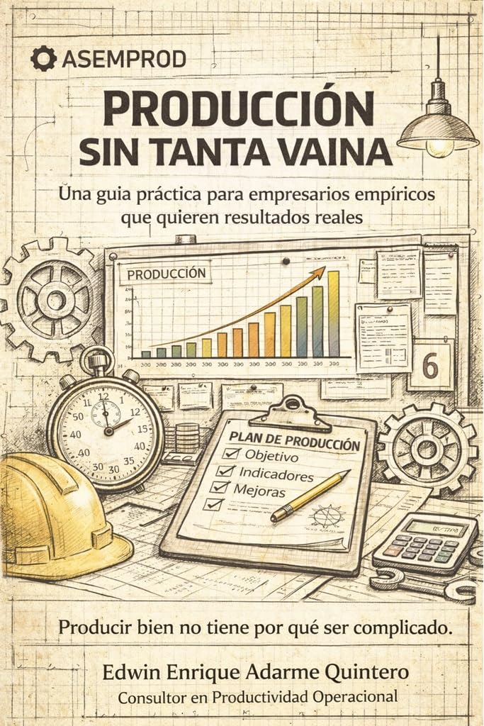 Producción sin tanta vaina: Una guía práctica para empresarios empíricos que quieren resultados reales (Spanish Edition)