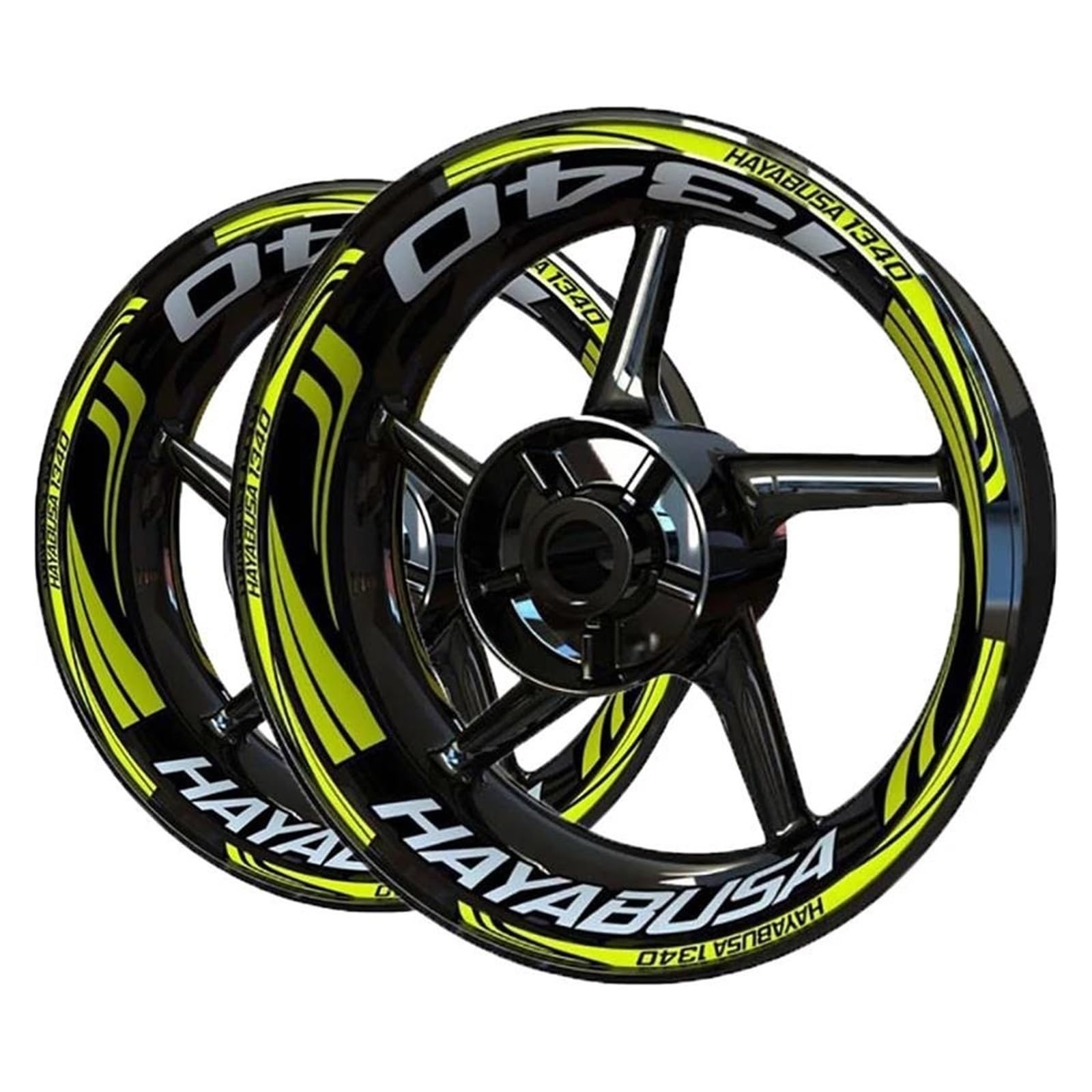 Motorcycle Wheel Stickers Reflective Decals Rims for Suzuki for Hayabusa 1340