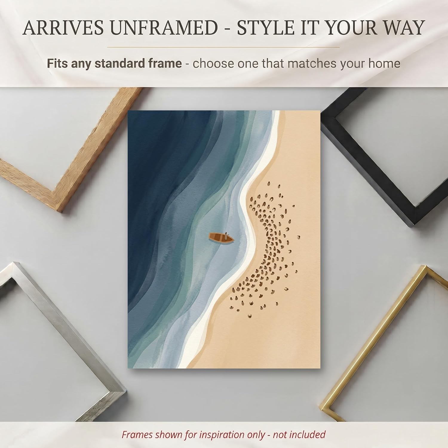 VeroTin Canvas Wall Art 12x16 in - Christian Decor Scripture UNFRAMED