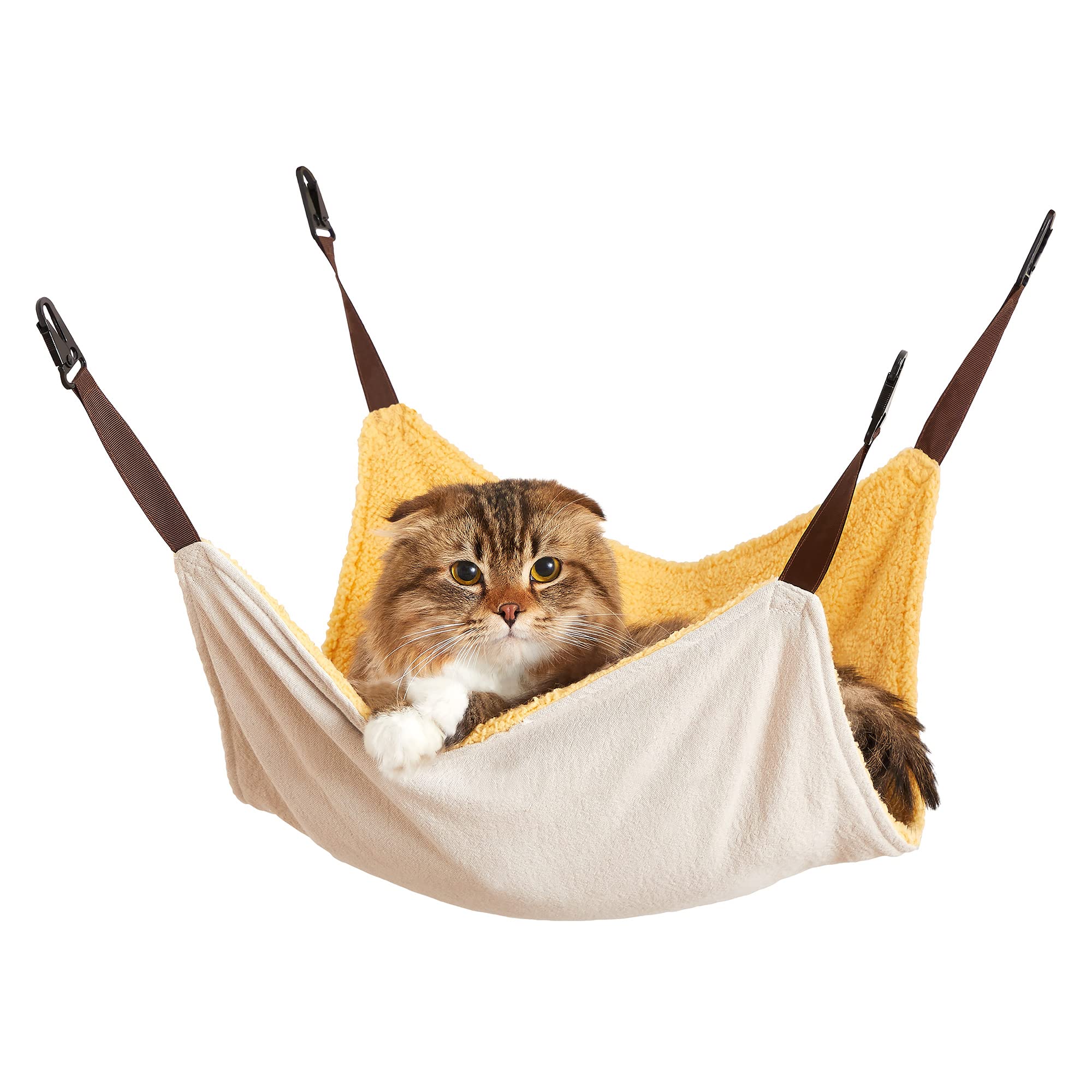 ハリネズミ柄リバーシブルハンモック Amazon | ボンビアルコン Catリバーシブルハンモック イエロー