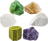 Vista 20 de Amazing Gemstone Cristales para el período agradable del ciclo menstrual menstrual, juego de 6 piedras de sangre, cuarzo rosa, piedra lunar