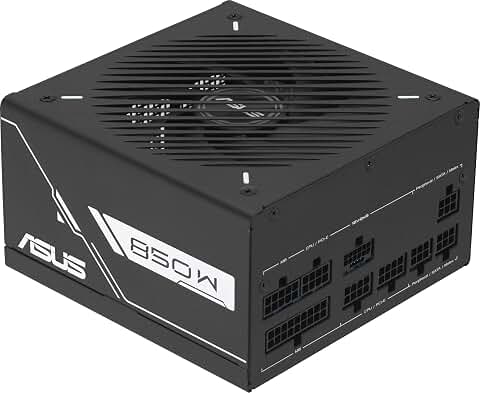 ASUS Prime 750W Gold (Alimentation entièrement modulaire, certifiée 80+ Gold, ATX 3.1, PCIe 5.1, câble 12 V-2x6, Double roulement à Billes, Garantie 8 Ans)