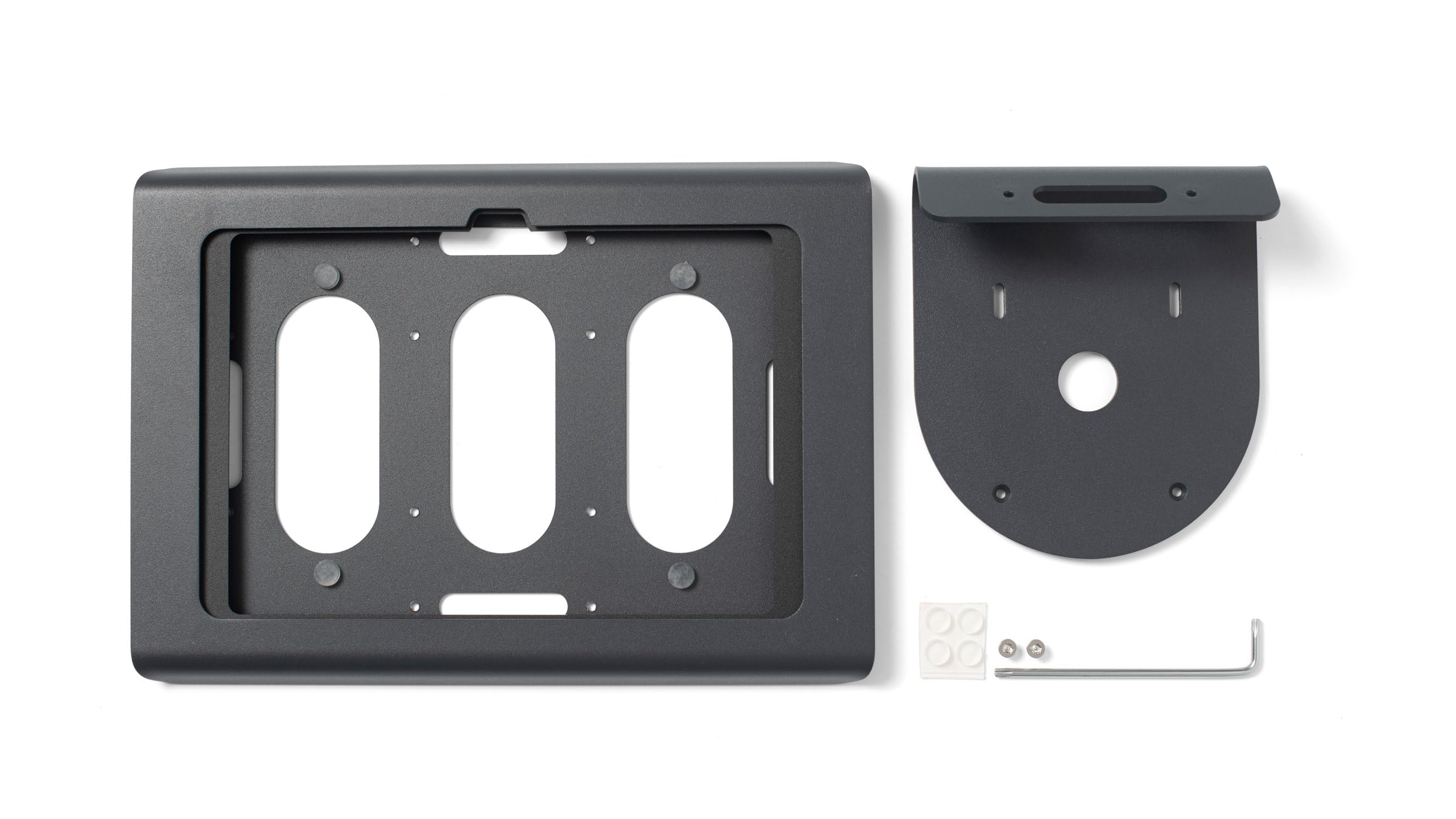 Supporto per tablet con antifurto, in metallo, nero | Compatibile con Samsung Galaxy Tab A9+ (2023) e A11+ (2025) da 11 pollici, per affari, casse, POS e vendita al dettaglio