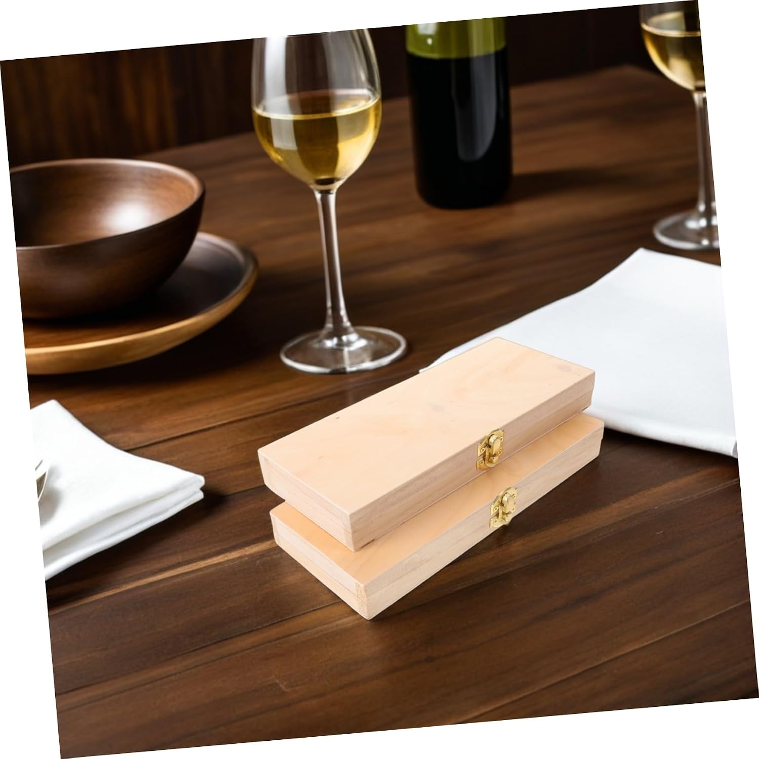 Hydrometer Storage Case Wooden Box for Fragile Glass Protection with Foam Insert 2pcs Portable Organizer for Brewing and Fieldwork