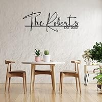 Vista 55 de Wedding Gifts for Couples 2025, Personalized Metal Name Signs, Custom Name Signs, Custom Family Name Sign, Last Name Sign, Monogram Letters Wall