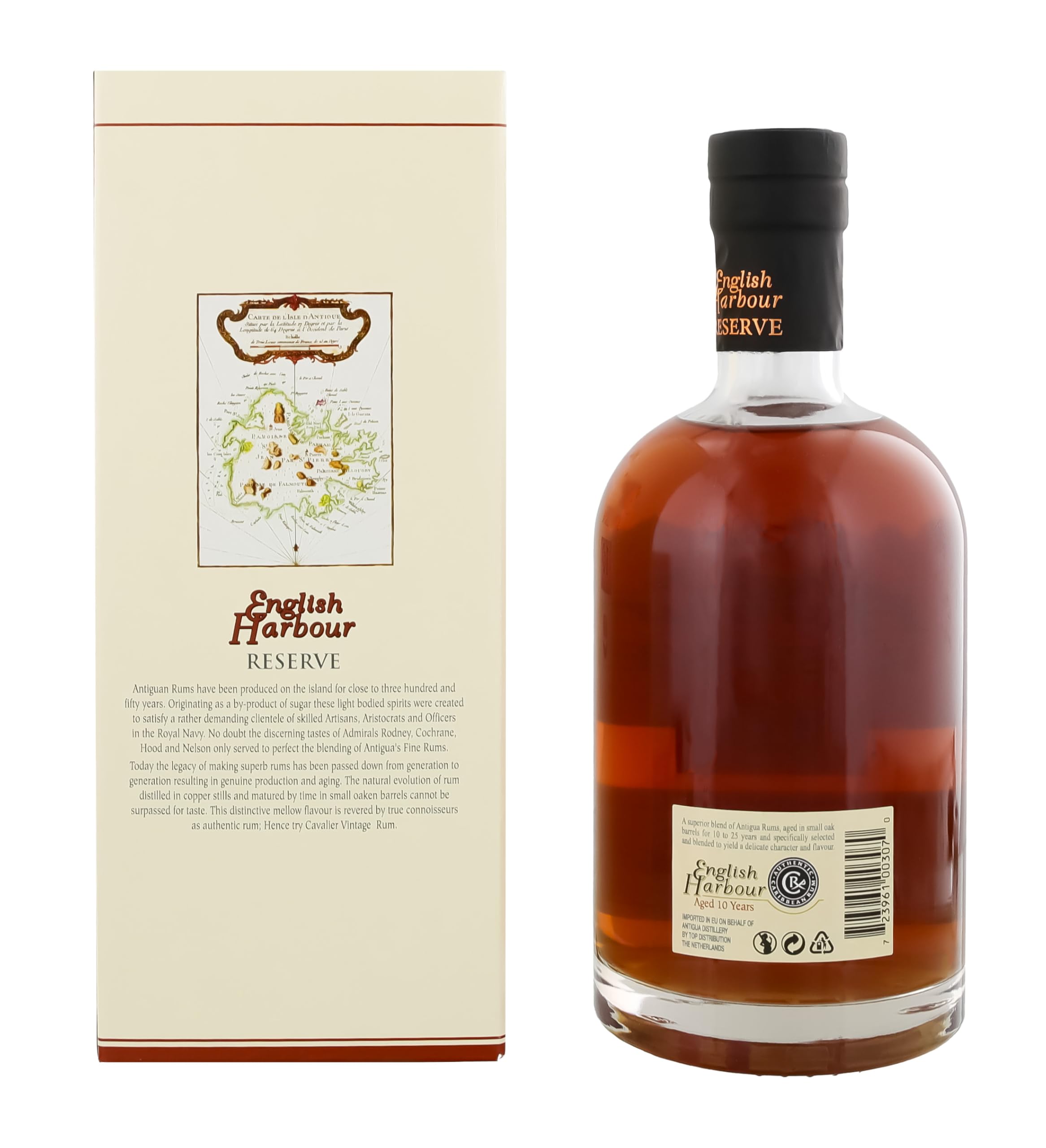English Harbour RESERVE 10 Years Old Rum 40% Vol. 0,7l in Giftbox