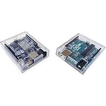 Arduino Uno R3 Enclosure for Arduino Uno R4 WiFi/Minima Transparent 2 Pack