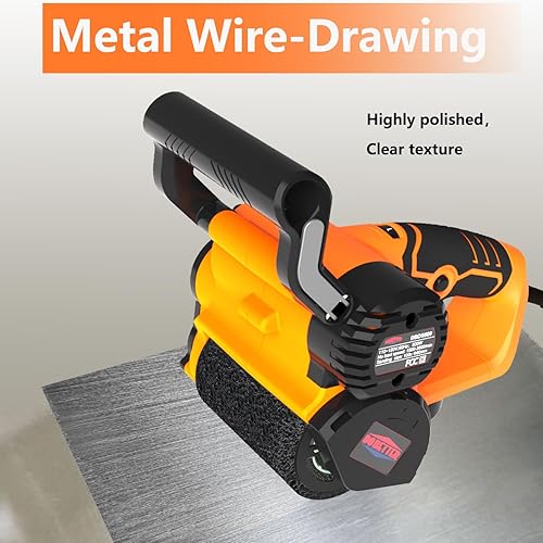 Miniatura 5 de Lijadora de tambor para carpintería, herramienta de acondicionamiento de superficies, máquina pulidora de bruñido, removedor de pintura, herramienta