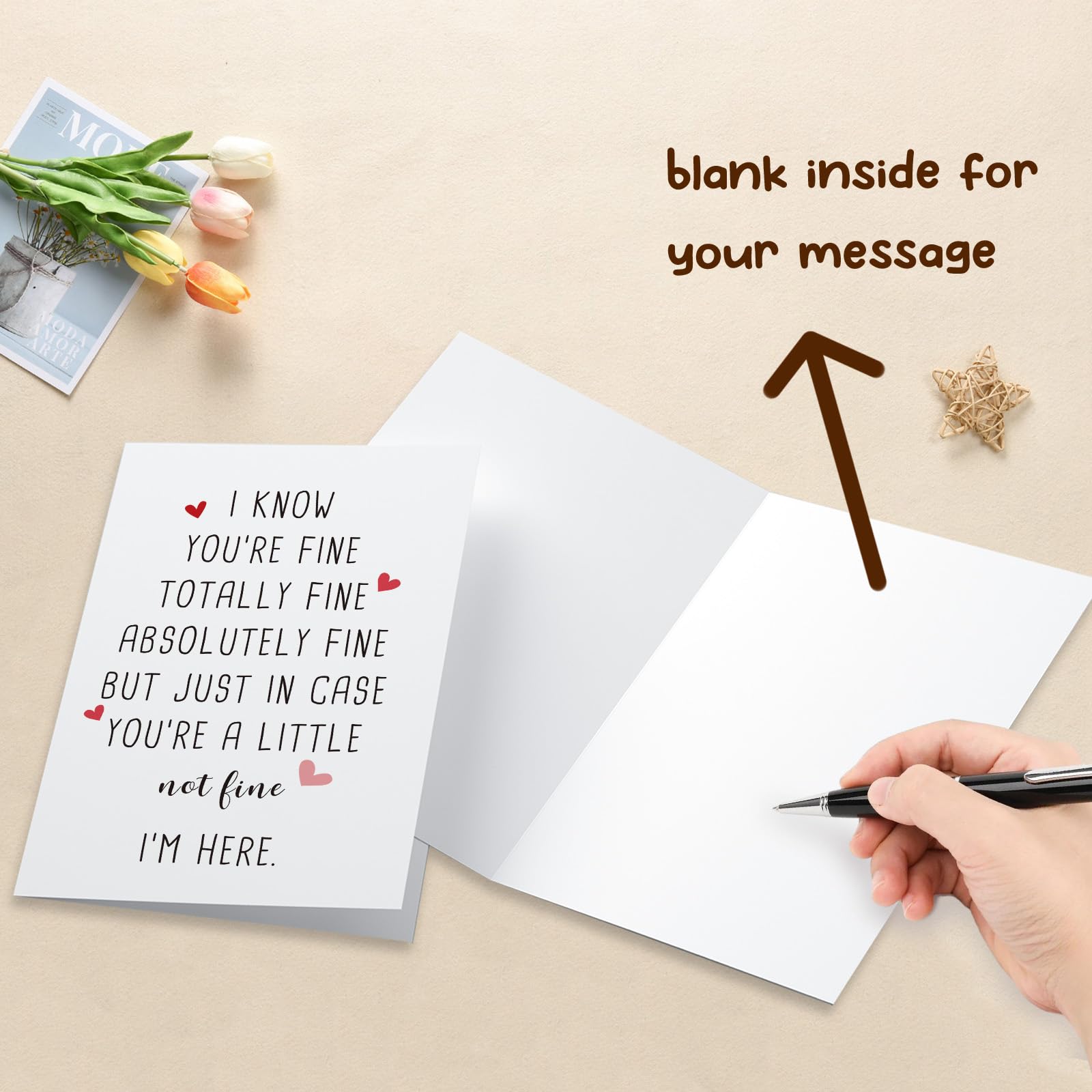 Emily 'Get Well' Karte – Thinking Of You, 12,7 X 17,8 Cm, Mit Umschlag