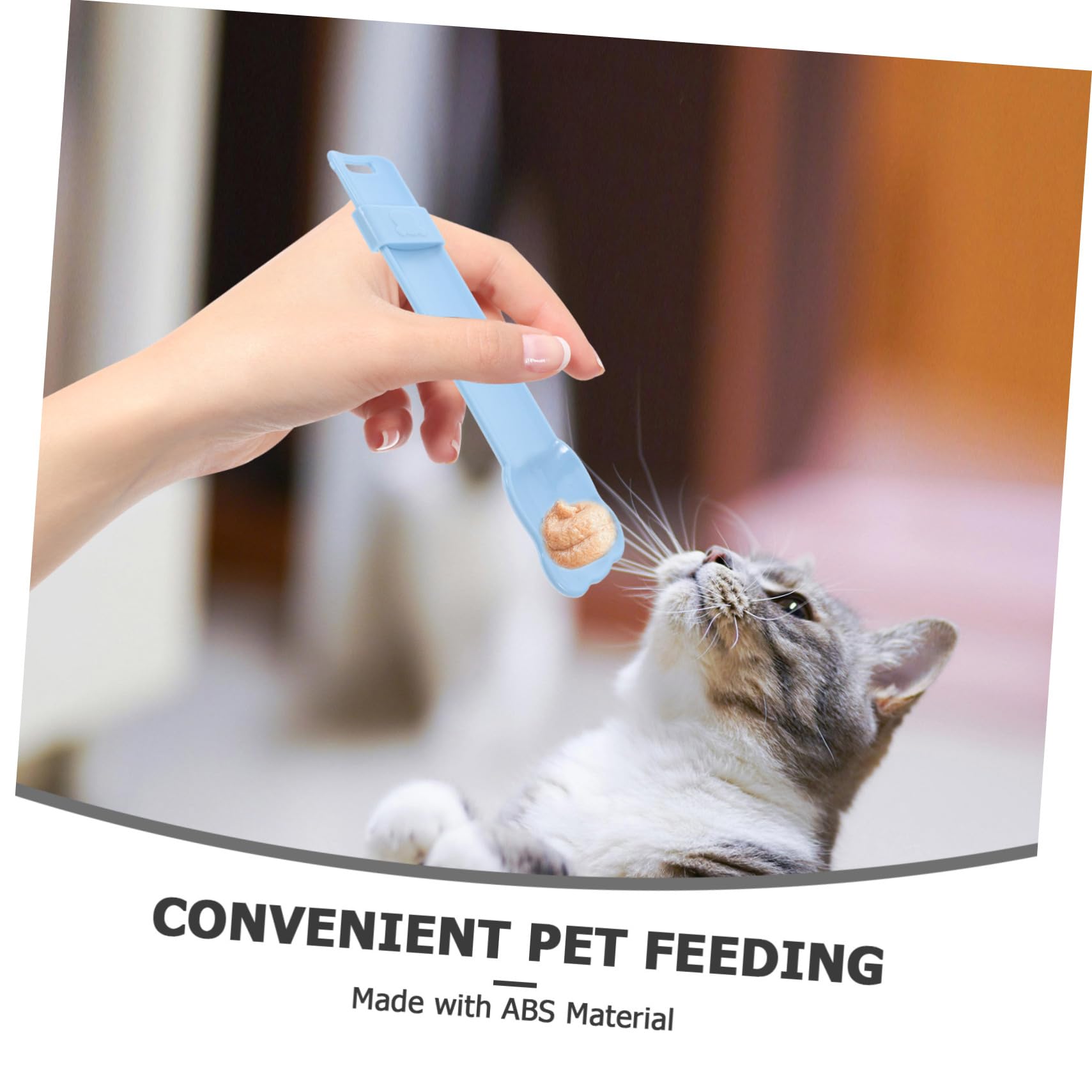 Cucchiaio Per Cibo Per Gatti Distributore Di Cibo Umido Spatola Per Gatti Paletta Per Strisce