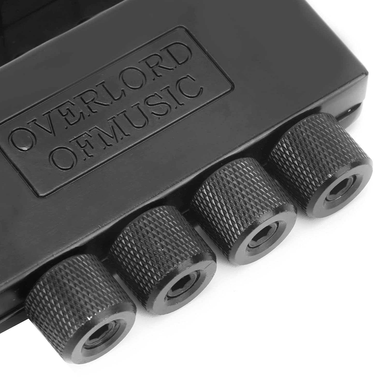 RiToEasysports Ponte per Corde per Basso Elettrico Senza Testa a 4 Corde in Lega di zinco: Set Completo di Accessori Musicali