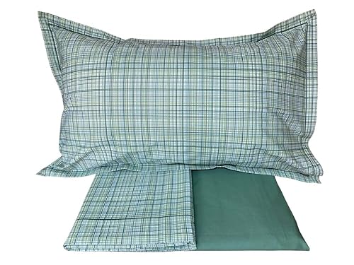 Fazzini completo lenzuola per letto singolo in Puro Percalle di Cotone art. Criss Cross