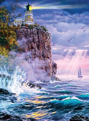 Buffalo Games - Darrell Bush - Keeping The Light - Rompecabezas de 1000 piezas para adultos desafiante rompecabezas perfecto para noches de juego -