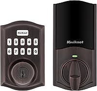 Vista 20 de Kwikset HomeConnect 620 Z-Wave con teclado inteligente de largo alcance, cerradura sin llave conveniente, códigos de usuario personalizables, Bronce