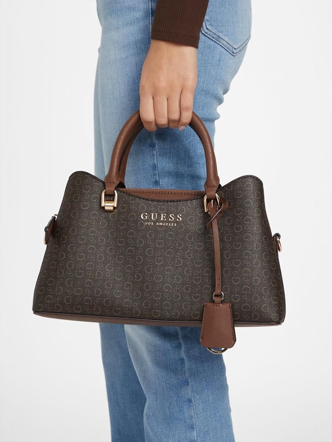 GUESS Factory Women's Kiran Logo Satchel - Image 2