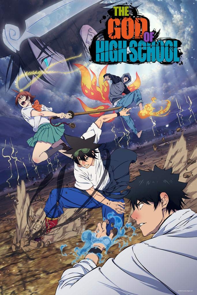 Amazon Com Laminated The God Of High School Anime Series Key Art Crunchyroll Webtoon God Of Highschool Poster Manga Jin Mori Anime Poster Bedroom Decor Manhwa Gohs Anime Merchandise Poster Dry Erase Sign
