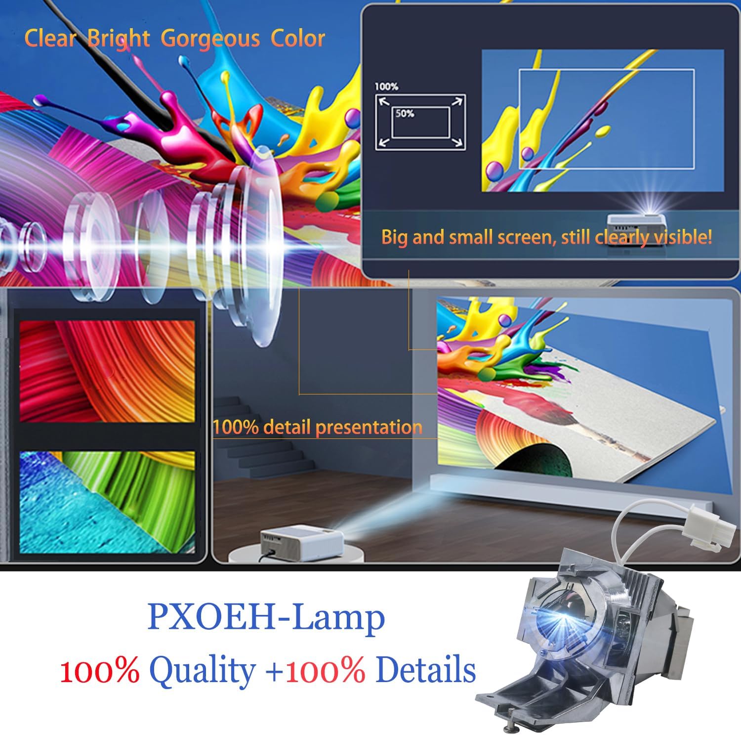A+ Quality RLC-116 for VIEWSONIC PX700HD PG700WU Replacement Projector Lamp Bulb with Housing
