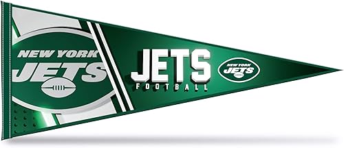 Vista 77 de Rico Industries NFL Football Primary 12" x 30" Felt Wall Décor Pennant - Great for Home/Bed Room/Man Cave Décor