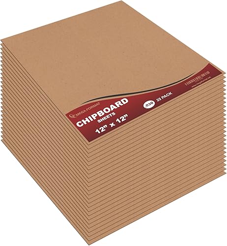 Miniatura 7 de Hojas de aglomerado, ligeras, aglomerado de 8.5 x 11, 022 - Hojas de cartón fino, tablero de virutas para manualidades, cartón, cartón kraft,