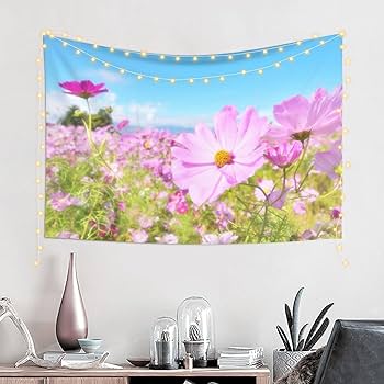 お部屋に癒しの空間を✳秋色コスモスのお花の小物入れ　スクエア型 お部屋に癒しの空間を✳秋色コスモスのお花の小物入れ スクエア型