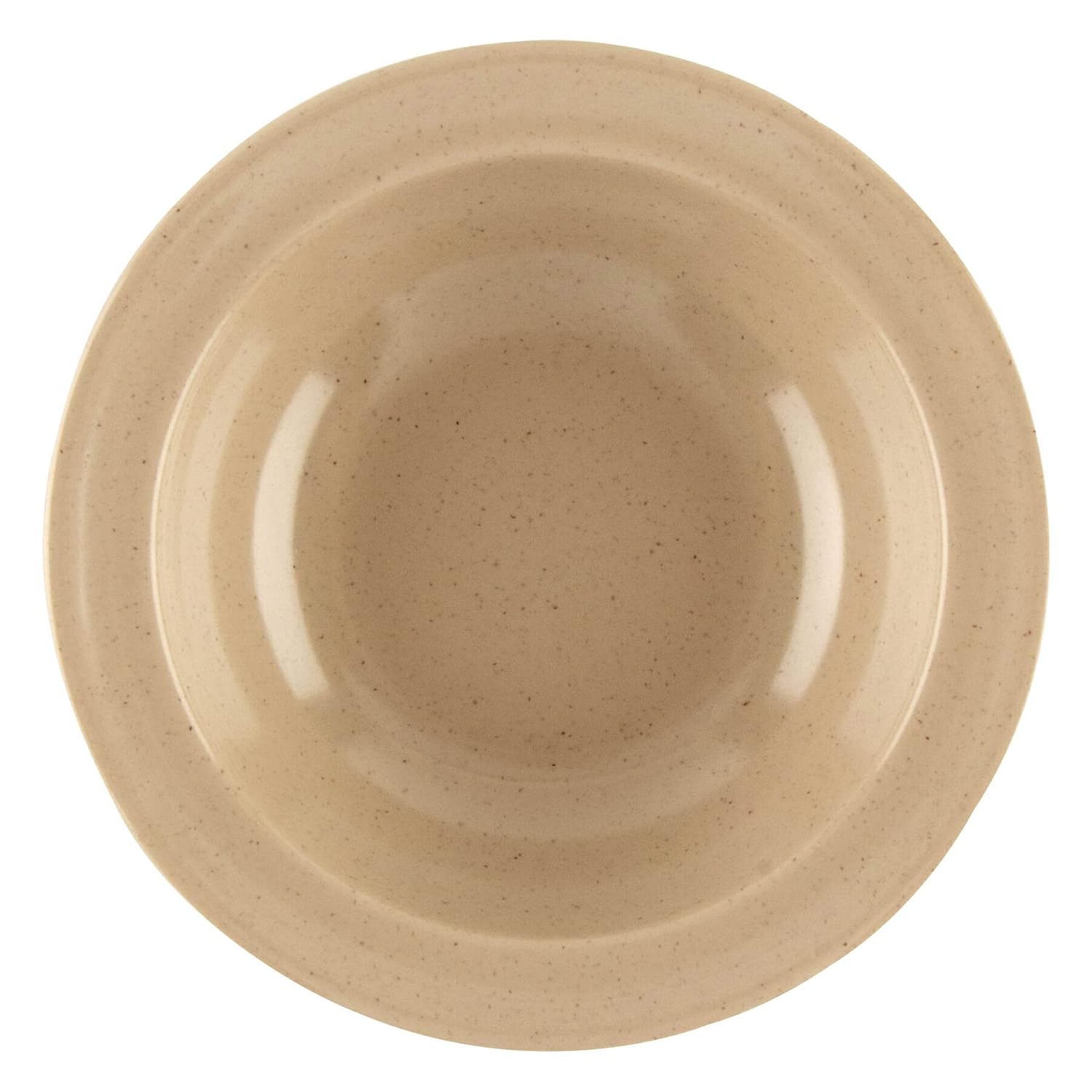 G.E.T. DN-335-S Melamine Rimmed Fruit Bowls, 3.5 Ounce, Sandstone (Set of 12)