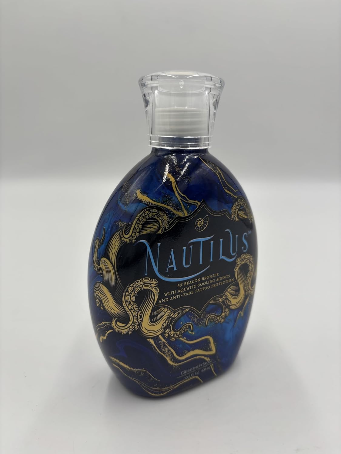 Nautilus Dark Sapphire Tanning Lotion with Natural Bronzers – Designer Skin