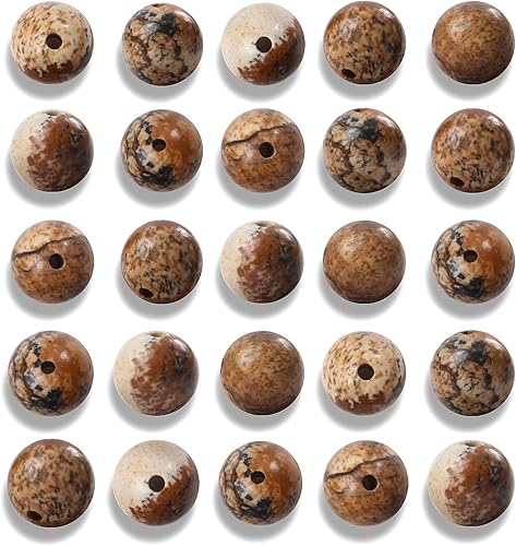 Miniatura 22 de 100 cuentas de hematita negra lisa natural de 0.236 pulgadas (0.236 in), cuentas redondas sueltas de piedra para fabricación de joyas con cordón