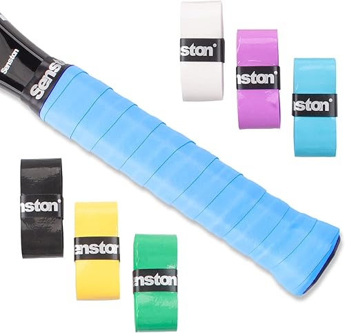 Miniatura 2 de Senston Empuñaduras de raqueta de tenis, raqueta de bádminton, cinta de sobreagarre, envoltura de mango de raqueta de pickleball