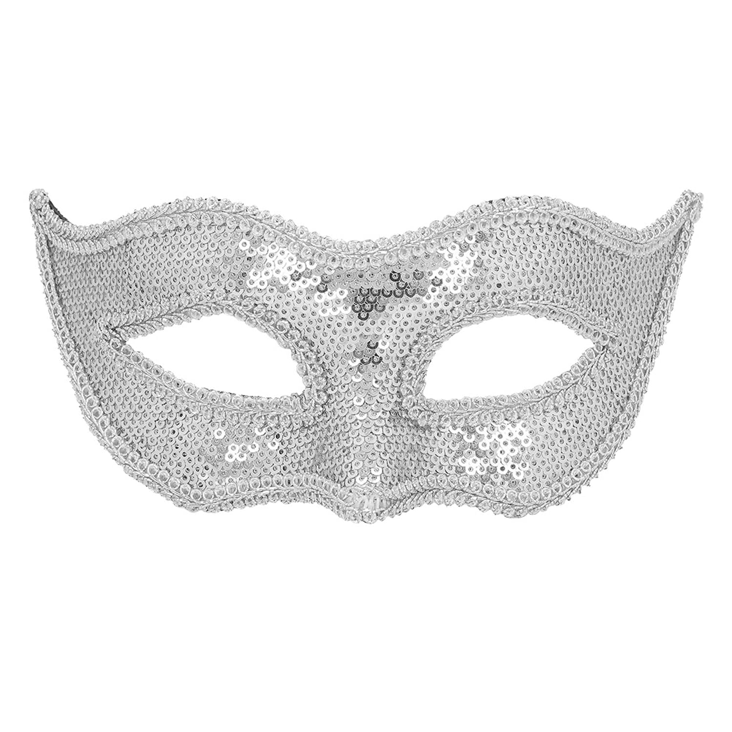 Boland - Venetian Sequin Eye Mask for Costumes, Carnival, Theme Party and Halloween
