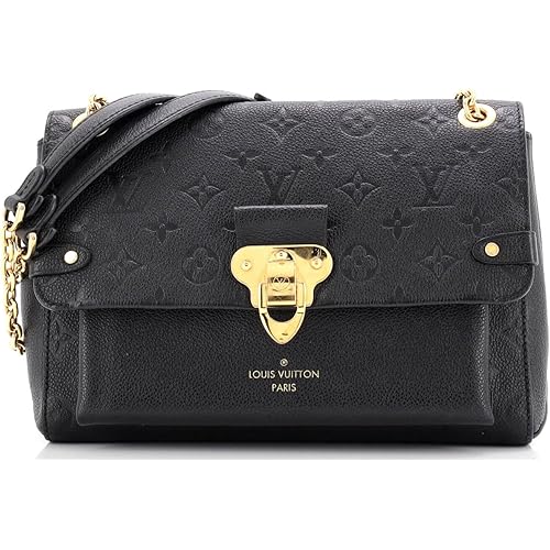 Louis Vuitton, Pre-Loved Vavin Handbag Monogram Empreinte Leather PM, Black