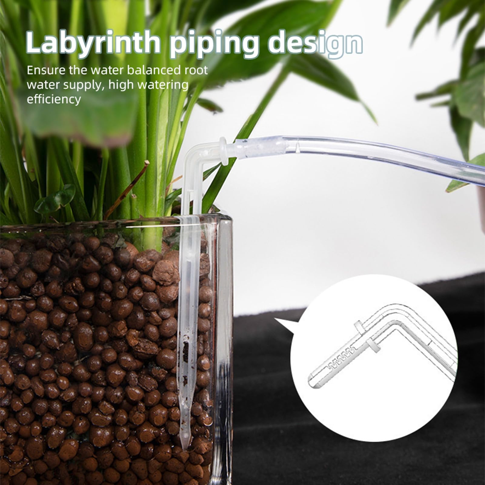 TOPINCN Kit Automatico di Irrigazione a Goccia con Doppia Pompa Solare, Alimentatore USB, Irrigazione Temporizzata Intelligente per Piante da Interno e Giardini Esterni (Doppia pompa da 20 m)