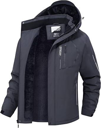 QPNGRP Mens Ski Jacket Winter Coat