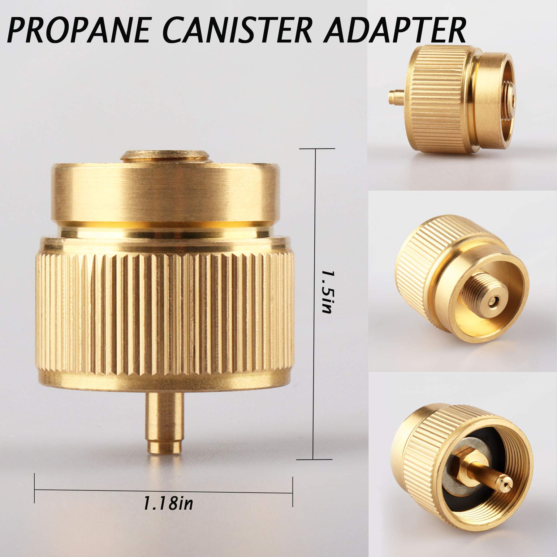 Buy Camp Stove Burners Conversion Adapter Butane Cylinder Gas Saver