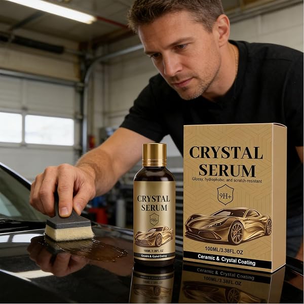 zoocco PTZ Crystal Serum, Advanced Graphene Ceramic Coating for Cars, 9H Hardness High Gloss Auto Detailing DIY Coating (1 PCS) - 5