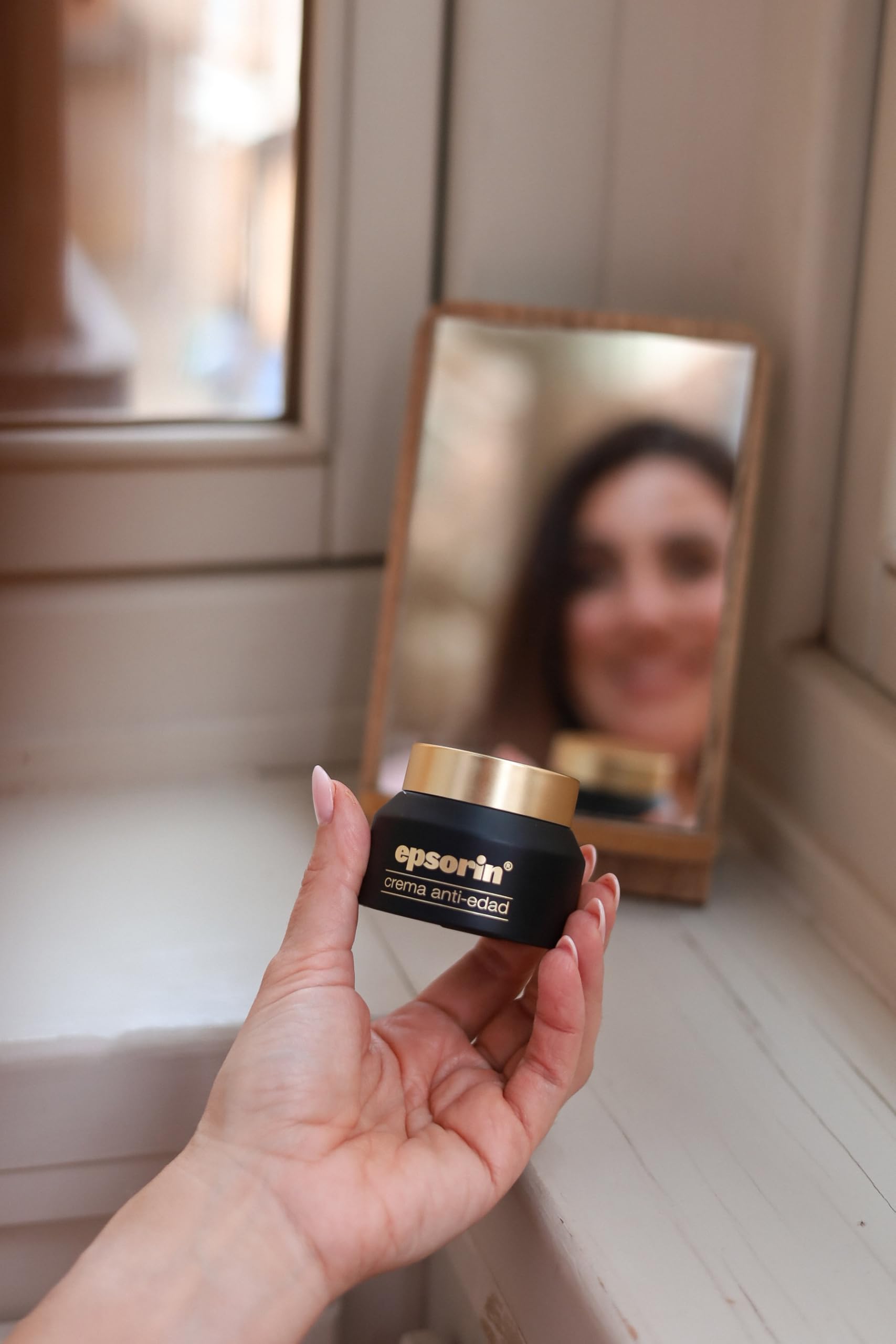 Crema Antiedad Facial para Piel Madura y Sensible con Ácido Hialurónico, Vitamina C y Extracto Epsorin | Hidratación, Firmeza y Luminosidad | 50 ml
