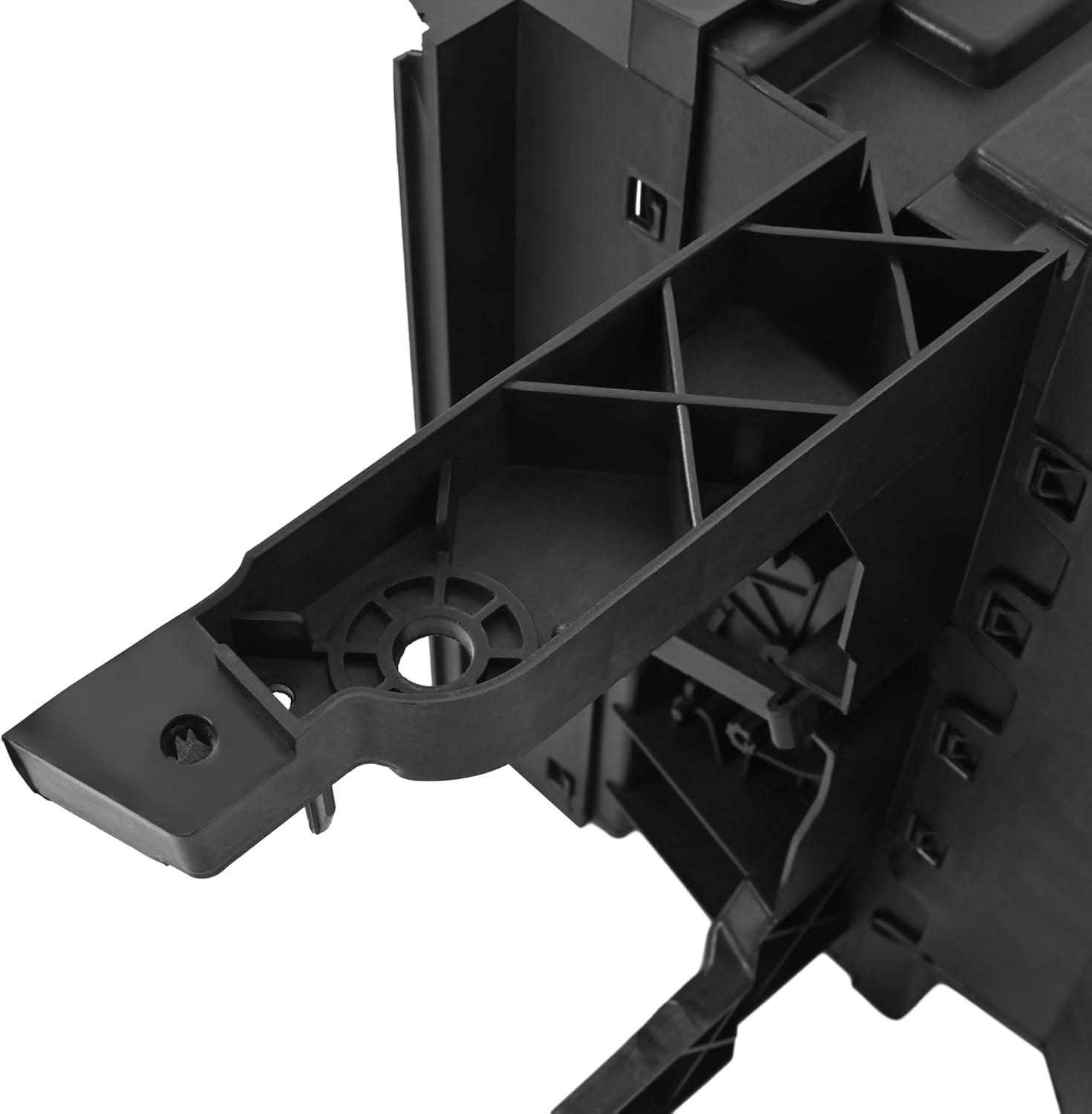 HECASA Front Lower Radiator Grille Shutter Compatible with 2018-2020 Ford F-150 F150 Replacement for FO1206117 JL3Z8475B Air Shutter Control Assembly Black