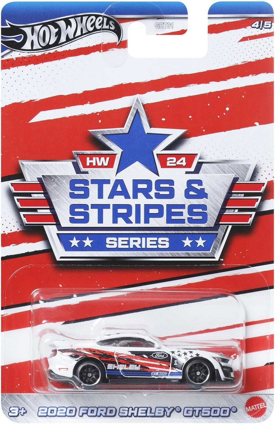 Hot Wheels 2020 Ford Shelby GT500, Stars & Stripes Series 4/5