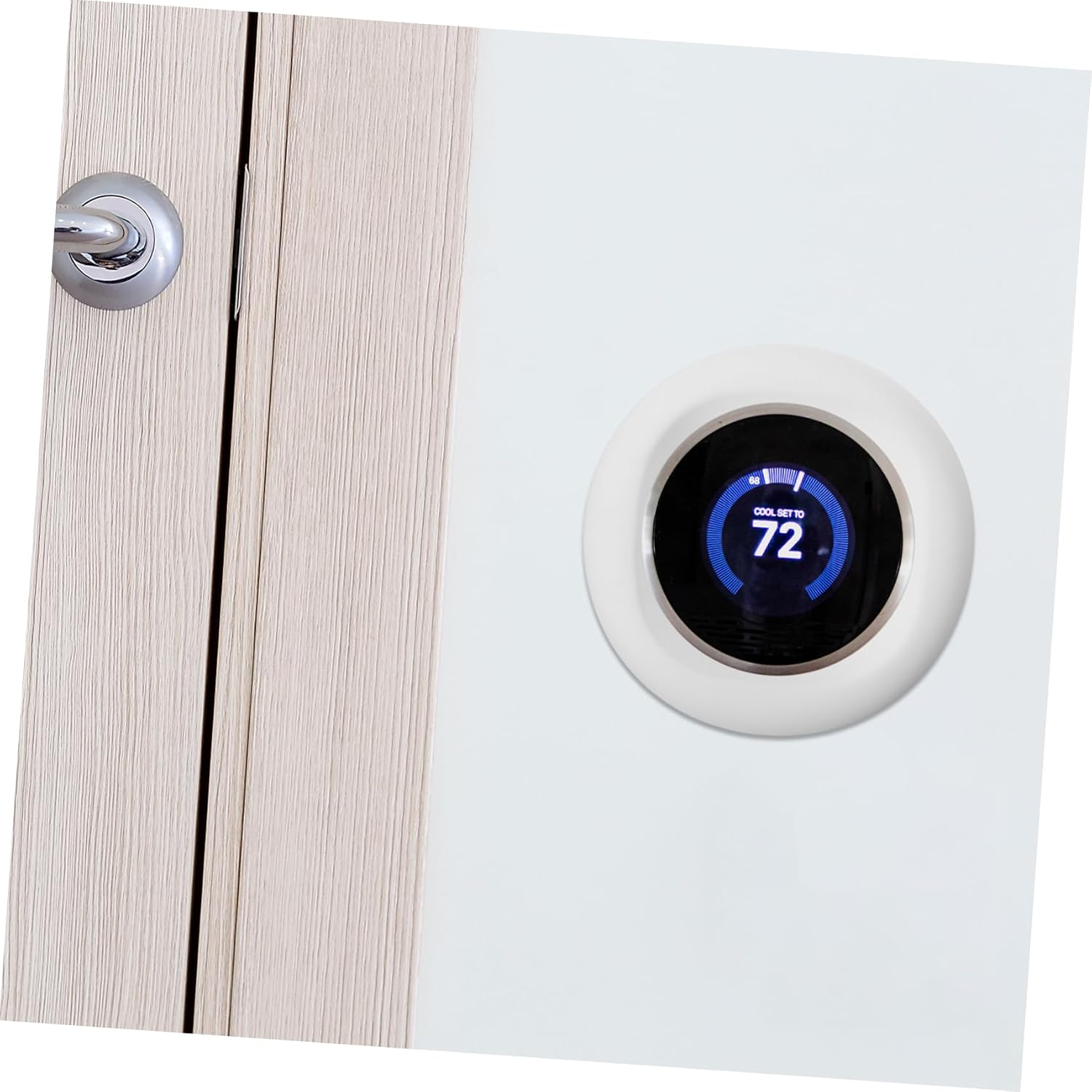 Protective Silicone Case for Thermostat Wall Plate Cover Stylish Flexible Design for Enhanced and Aesthetic Appeal Home Decor