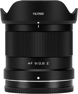 VILTROX AF 9mm F2.8 Z レンズ ニコン Zマウントに対応 超広角 APS-Cサイズ 交換レンズ Nikon Z8 Z9 Z6 II III Z7 II Z50 II Z30 Z5 ZF ZFC など Zマウント ミラーレスカメラに対応 AIRシリーズ