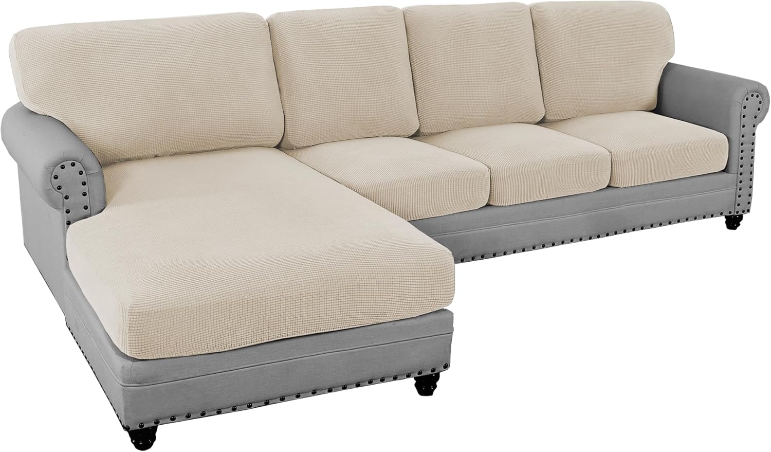 H.VERSAILTEX 2024 New Sectional Couch Covers 8 Pieces