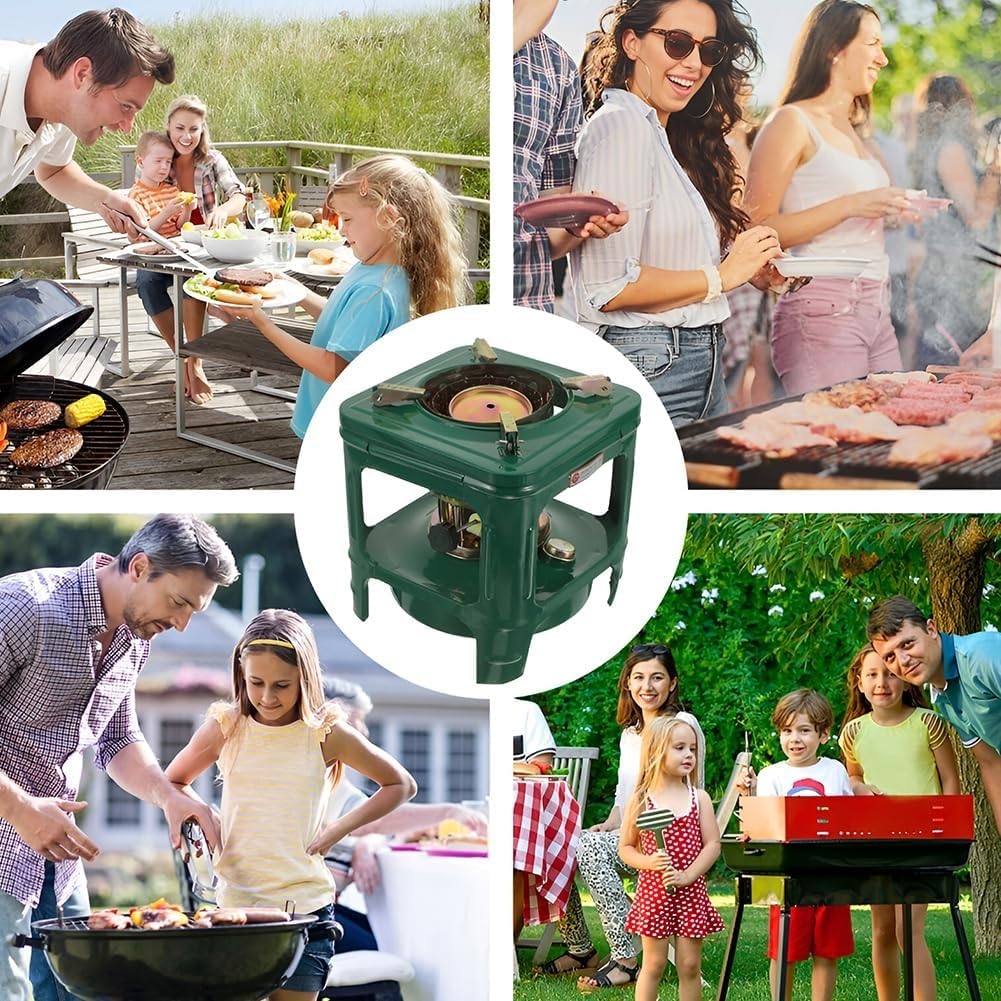 Kerosene Stove, Camping Picnic Stove, Portable Camping Kerosene Diesel Alcohol Stove, Home Kerosene Burner, Outdoor Camping Cookware, for Heating Cooking Boiling