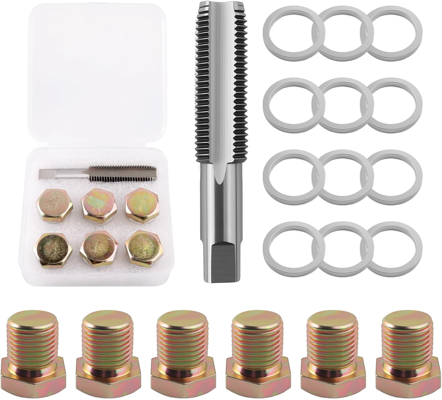 M15*1.5 Oil Drain Plug Repair Kit,Oil Pan Drain Plug Repair Kit